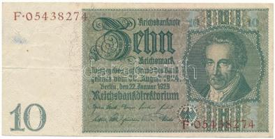 Német Harmadik Birodalom 1945. (1929) 10M T:F
German Third Reich 1945. (1929) 10 Reichsmark C:F Kra...