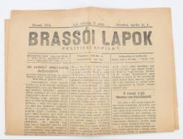 1914 A Brassói lapok c. folyóirat XX. évf. 77. szám benne az erdélyi magyarság helyzetéről szóló cikkel