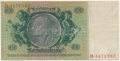 Német Harmadik Birodalom 1933. 50M T:F German Third Reich 1933. 50 Mark C:F Krause P#182.a