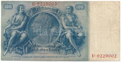 Német Harmadik Birodalom 1935. 100M T:F German Third Reich 1935. 100 Reichsmark C:F Krause P#183