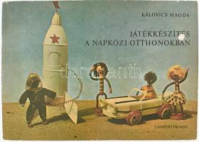 Kálovics Magda: Játékkészítés a napközi otthonokban. Vara Tibor rajzaival. Bp., 1979, Tankkönyvkiadó. Negyedik kiadás. Kiadói papírkötésben, kopott borítóval, a borítón kis sérüléssel.