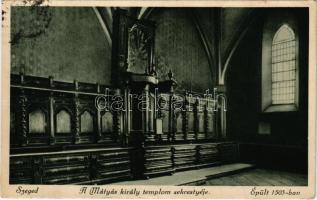 1937 Szeged, Mátyás király templom sekrestyéje, épült 1503-ban. Auer fényképész felvétele (EK)