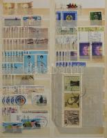 NDK, NSZK és Berlin készlet 2 db nagy berakóban, közte kevés Deutsces Reich + NDK anyag A4-es berakó...