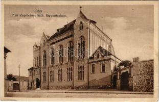 1925 Pécs, Pius alapítványi katolikus főgimnázium. Vörösvatzky Rezső kiadása (EB)