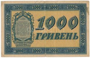 Ukrajna / Autonóm Köztársaság 1918. 1000H "A 0714692" T:F,VG
Ukraine / Autonomous Republi...