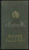1938 Magyar királyság, keményfedeles útlevél