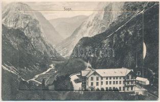 Sogn district in Western Norway, leporellocard with 10 small pictures