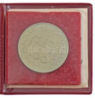 1984. 100Ft alpakka "Kőrösi Csoma Sándor" eredeti műbőr tokban, tanúsítvánnyal T:BU 
Adam...