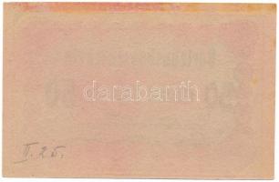 Német Birodalom / I. világháború / Keleti Főparancsnokság / Posen (Poznań) 1916. 50k egyoldalas nyom...