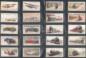 Wills's Cigarettes angol cigaretta-gyűjtőképek, 50 db-os komplett sorozat (repülőgépek, verseny...