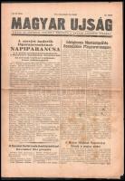 1944 A Magyar Ujság c. folyóirat Kiadja a Magyar Arcvonal a magyar lakosság számára. 27. szám. (december 26.) az ideiglenes nemzetgyűlés összeüléséről