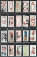 Wills's Cigarettes brit cigaretta-gyűjtőkártyák, 50 db-os komplett sorozat (elsősegély), albuml...