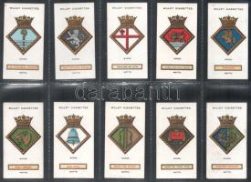 Wills's Cigarettes angol cigaretta-gyűjtőképek, 50 db-os komplett sorozat (hajójelvények), albu...