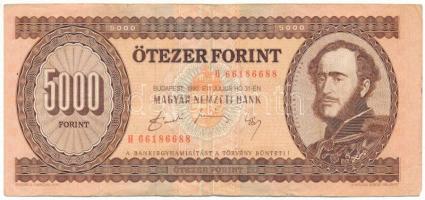 1990. 5000Ft "H 66186688" T:F Adamo F49