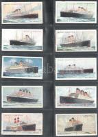 Wills's Cigarettes angol cigaretta-gyűjtőképek, 50 db-os komplett sorozat (kereskedőhajók), alb...