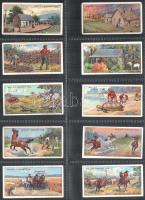 Wills's Cigarettes angol cigaretta-gyűjtőképek, 50 db-os komplett sorozat (brit domíniumok - Au...