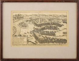 Az 1593. évi sziszeki (Sisak) ostrom és a törökök fölötti győzelem látképe (Contrafactur der Schlacht und Siegs so die Schristen vor Sysegk in Crabaten, wider die Turcke erhalten anno 1593), rézmetszet, papír. Megjelent: H. Ortelius: Chronologia oder Historische Beschreibung [...] Ober und Under Ungern., XVII. sz. eleje. Üvegezett fakeretben. 16x26 cm