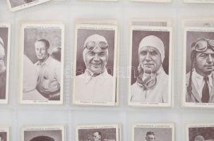 Churchman's Cigarettes brit cigaretta-gyűjtőkártyák, 50 db-os komplett sorozat ("A sebessé...