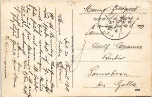 1918 Gruz, Gravosa; Marine Feldpost (EK)