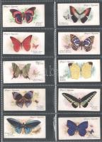 Player's Cigarettes angol cigaretta-gyűjtőképek, 50 db-os komplett sorozat (pillangók), albumla...