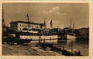 Grado, Porto, SS Trieste / steamships at the port