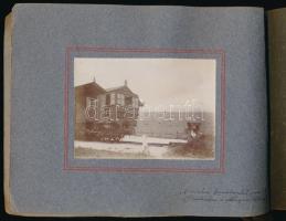 cca 1910 Tátra, Magas-Tátra, Szepes vármegye. Egyedi fotókból összeállított fotóalbum, feliratozott ...