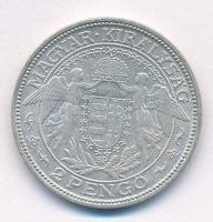 1938. 2P Ag "Madonna" T:VF 
Adamo P7