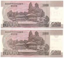 Észak Korea 2008. 5000W "Kim Dzsongszuk, Kim Ir Szen első feleségének születésének 100. évfordu...