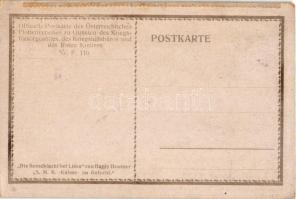 Die Seeschlacht bei Lissa. SMS Kaiser (Linienschiff) im Gefecht. K.u.K. Kriegsmarine. Offizielle Kar...