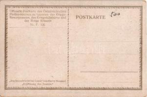 Die Seeschlacht bei Lissa. Eröffnung des Feuers. Offizielle Postkarte des Österreichischen Flottenve...