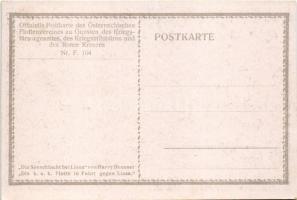 Die Seeschlacht bei Lissa. Die k.u.k. Flotte in Fahrt gegen Lissa. K.u.K. Kriegsmarine. Offizielle K...