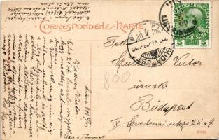 1909 Vis, Lissa; K.u.k. Kriegsmarine / Osztrák-magyar haditengerészeti emlékmű avatási ünnepsége / i...