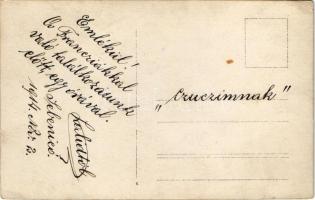 1914 Sibenik, Sebenico; egy órával az osztrák-magyar haditengerészeti csata előtt a franciákkal / K....