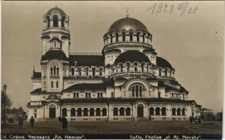 1928 Sofia, Sophia, Sofiya; L'Église st. Al. Nevsky / Bulgarian Orthodox cathedral