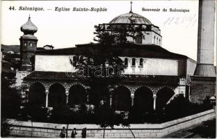 1928 Thessaloniki, Saloniki, Salonica, Salonique; Eglise Sainte-Sophie / church