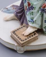 1907-1922, Dressel, Kister & Cie Manufaktúra: Madame Récaimer figurája. Jelzett, kis mázhibával,...