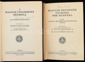 A Magyar Asszonyok Könyve 2 kötete (4.,6) kötete: 

A magyar úriasszony otthona. Az otthon kultúrá...