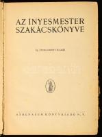 [Magyar Elek]: Az ínyesmester nagy szakácskönyve. Bp., én., Athenaeum, , Műszaki Könyvkiadó, 328 p. Kiadói félvászon-kötés, kopott borítóval, sérült gerinccel, az utolsó 3 lap és a hátsó szennylap kijár, ebből 2 sérült, gyűrött, részben foltos lapokkal.