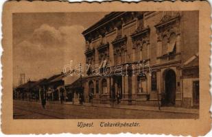 1928 Budapest IV. Újpest, Takarékpénztár. Friedmann Lipót kiadása