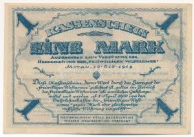 Orosz Polgárháború / Nyugat-oroszországi Önkéntes Hadsereg / Mitau 1919. 1M T:AU Russian Civil War /...