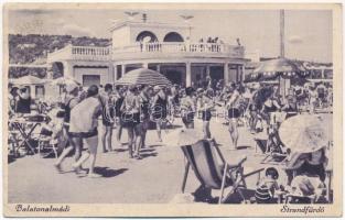 1933 Balatonalmádi, Strandfürdő (ázott / wet damage)