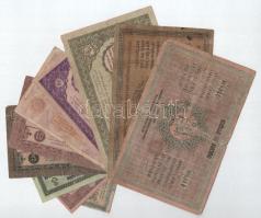 Grúzia / Autonóm Köztársaság 1919. 1R - 1000R (10xklf) T:VG,G közte ragasztott Georgia / Autonomous ...