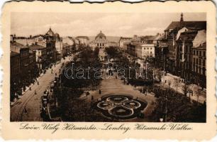 Lviv, Lwów, Lemberg; Waly Hetmanskie / Hetmanski-Wallen / street, tram