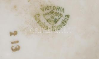 Hévíz emlékbögre, a gyógyfürdő ábrázolásával, jelzett, kopással, m: 7,5 cm