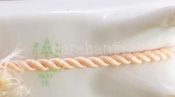 Hollóházi 2 darab kulacs, Hévíz Strandfürdő és Bük Gyógyfürdő ábrázolásokkal. Jelzett, m: 16 cm