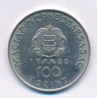 1980. 100Ft Ni "Szovjet-magyar közös űrrepülés" T:AU Adamo EM61