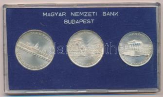1956. 10Ft + 20Ft + 25Ft Ag "10 éves a Forint (Jó Forint sor)", eredeti MNB műanyag tokban...
