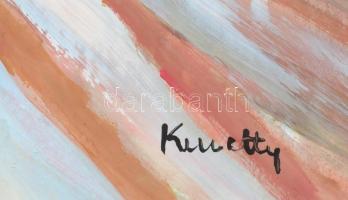 Kmetty jelzéssel: Hazafelé. Vegyes technika, papír. 42x59 cm