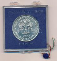 1978. 200Ft Ag "Első magyar aranyforint" plombált MNB tokban T:BU Adamo EM56