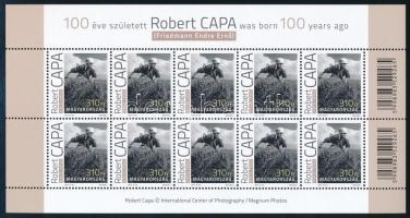 2013 100 éve született Robert Capa kisív (7.000) (Névérték: 3.100 Ft)